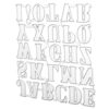 Haofy Capital Alphabet Letter Cutting Dies, Carbon Steel
