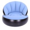 Haofy Flocked PVC Inflatable Sofa Bean Bag Chair 308.6 Lb Capacity Portable Inflatable Couch for Camping Beach Festivals Outdoor Quick Inflation Lightweight Lounge Seating (Sky Blue)