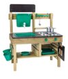 Hape Outdoor Kitchen | Mud Kitchen Wooden Toy Playset with Accessories, for Children Ages 3+ Years