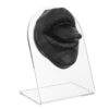 HAPINARY Black Silicone Tongue Piercing Practice Model with Realistic Mouth and Tongue Structure, Versatile Application and Easy to Maintain for Beauty Schools and Professional Display
