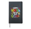 Happy 100th Day Of 1st Grade Hardcover Journal, Black