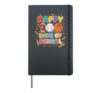 Happy 100th Day of School Teachers 100 Days of Kindergarten Hardcover Journal, Black