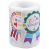 Happy Birthday Birthday Stickers Roll Adhesive Labels