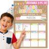 Happy Birthday Bulletin Board Set for Classroom - Reusable Birthdays Chart