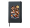 Happy Dam Halloween Funny Beaver Family Bash Hardcover Journal, Black