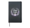 Happy Easter Bunny Egg Hunt Sunday Spring Christian Holiday Hardcover Journal, Black