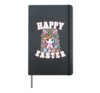 Happy Easter Bunny Unicorn Easter Bunny Boys Toddler Kids Hardcover Journal, Black