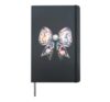 Happy Easter Coquette Bow Bunny Happy Easter Day Hardcover Journal, Black