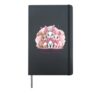 Happy Easter Day Bunny Eggs Cute Happy Easter Bunny Hardcover Journal, Black