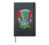 HAPPY FIRST DAY of SCHOOL Excited Kids Hardcover Journal, Black