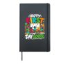 HAPPY FIRST DAY of SCHOOL Excited Kids Hardcover Journal, Black