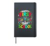 HAPPY FIRST DAY of SCHOOL Excited Kids Hardcover Journal, Black