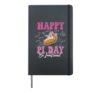 Happy Pi Day 3.14 Be Irrational Cute Mathematic Math Teacher Hardcover Journal, Black