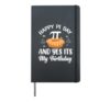 Happy Pi Day And Yes Its My Birthday Math Lover Kid Boy Cute Hardcover Journal, Black