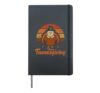 Happy Thanksgiving Turkey Cat Lovers Funny Men Women Kids Hardcover Journal, Black