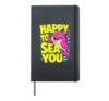 Happy to Sea You - Funny Back to School Teacher Hardcover Journal, Black