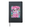 Happy To Sea You Cute Jellyfish Ocean Teacher Back To School Hardcover Journal, Black