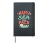 Happy to Sea Your Face Teacher Back to School Ocean Hardcover Journal, Black