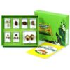 harayaa Children Learning Specime Biology Kit with Resin Sample Blocks Observation Tray Display Box Learning Cards Resin Build with Organized compartments, Delicious Nuts