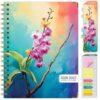 HARDCOVER Academic Year 2026-2027 Planner: 14 Months (May 2026 Through June 2027) 8.5"x 11" Daily Weekly Monthly Planner Yearly Agenda. Bookmark, Pocket Folder and Sticky Note Set (Orchid)