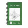 Hardcover Sketchbook, Paper, Green, 140×216