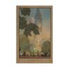 HardPress Metropolitan Tower on A Summer Evening Vintage Art Print by Rachael Robinson Elmer 11 x 17 inches