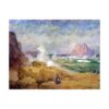 HardPress On The Coast Of California - Impressionist Seascape by William Henry Holmes 14 x 11 inches