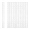 HARFINGTON 12pcs Plastic Rulers 12" (30cm) Clear Straight Ruler Measuring Tool Inches and Centimeters with Hole for Home Office Classrooms Drafting, Clear White