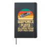 Harmonica Player like normal Musician except cool Harmonica Hardcover Journal, Black