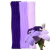Harmoso 300pcs Purple Pipe Cleaners Bulk - Fluffy Craft Pipe Cleaners for Arts & Crafts, Ideal for Making Flowers, Animals & Decorations (12 x 0.24 inches)