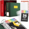 HAUTOCO Show-Bill Binder with 36 Sleeves for 8.5" x 5.5" Broadway Programs