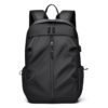 HDQHDQ 17 Inch Laptop Backpack for Men Women, Water Resistant Travel Backpack with USB Charging Port, Multi Compartment Business School Bookbag with Breathable Honeycomb Shoulder Straps