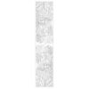 H Dupont DUPECLPW132C Katleya Silk Scarf 180 x 43 cm White
