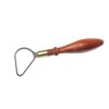 Head Pottery Trimming Tool with Rosewood Grip and Alloy, Type 1