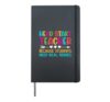 Head Start Teacher Because Students Need Real Heroes School Hardcover Journal, Black