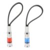 HEALEEP 2pcs Car Static Discharger Keychain Metal Portable for Automobiles