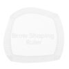 HEALEEP Reusable Eyebrow Shaping Stencil Tool for Fast and Easy Drawing, Plastic Brow Mapping Ruler Universal Fit Design, for Makeup and Home Makeup Sessions