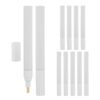 Healeved 10pcs Refillable Aluminum Paint Pen with Fine Slanted Tip for Acrylic Markers, Portable and Compatible with Inks, for Crafting and Indoor Creative Projects