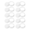 Healeved 24pcs Round Abs Piggy Bank Bottom Plug Stopper with Smooth Finish and Sturdy Design, Versatile Use to Prevent Coins from Slipping, for DIY Piggy Bank Projects and Money Saving
