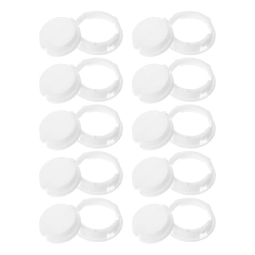 Healeved 24pcs Round Abs Piggy Bank Bottom Plug Stopper with Smooth Finish and Sturdy Design, Versatile Use to Prevent Coins from Slipping, for DIY Piggy Bank Projects and Money Saving