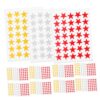 Healeved 30sheet Small Colorful Star DIY Stickers for Motivational Reward Stickers for Student Behavior Chart and Arts Crafts, Easy to Peel and Stick Paper Stars for Homeschool