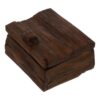 Healifty Vintage Wooden Jewelry Box for Home Decor and Storage