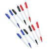 Healvian 12pcs Erasable Dry Erase Markers Fine Tip 0.5mm Ultra Fine Writing Precision Lightweight Plastic Quick Drying Whiteboard Pens for Office and Dynamic Lesson Plans