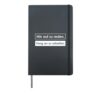 Hear Auf Zu Reden Fang An Zu Arbeiten Funny Sayings Work Hardcover Journal, Black
