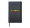 Heartbeat Reggae Music I Love Sheet Music Notes Hardcover Journal, Black