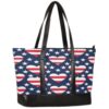 Heart Canvas Laptop Tote Bag for Women, 15.6 Inch Work Bag