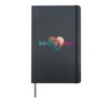 Heart Headphone and Beat Hardcover Journal, Black