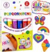Heat‑Activated 3D Puffy Art Markers, DIY Bubble Painting Craft Pens，6