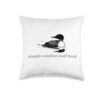 Heated Hockey Romance Stupid, Bookish Reader Gift Throw Pillow