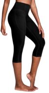 Heathyoga Capri Leggings with Pockets for Women Tummy Control Knee Length Leggings Yoga Pants Women Capri Pants Workout